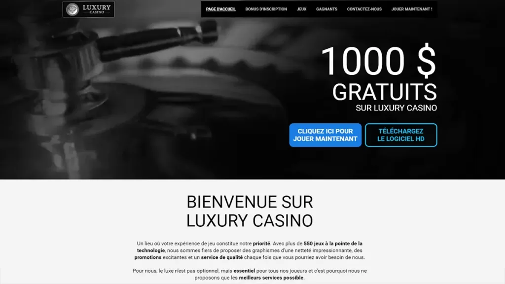 Luxury online Casino
